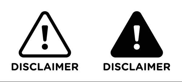 A magnifying glass over a contract, symbolizing sponsor and ad disclaimers
